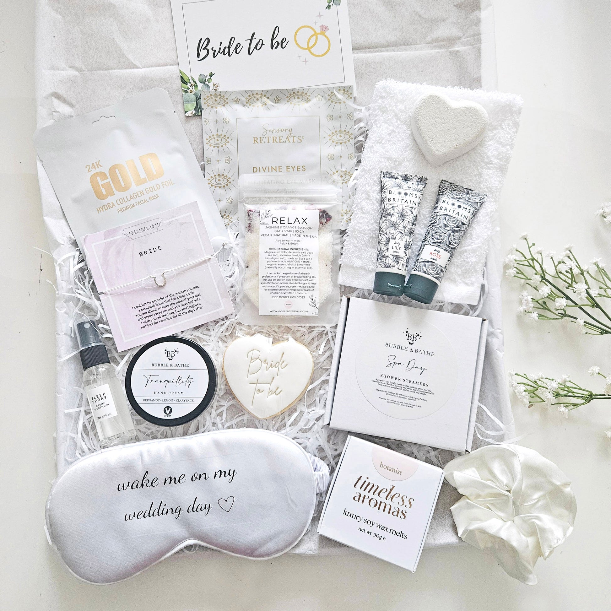 Wedding & Bride To Be Pamper Gift Boxes luxury Bridal gifts