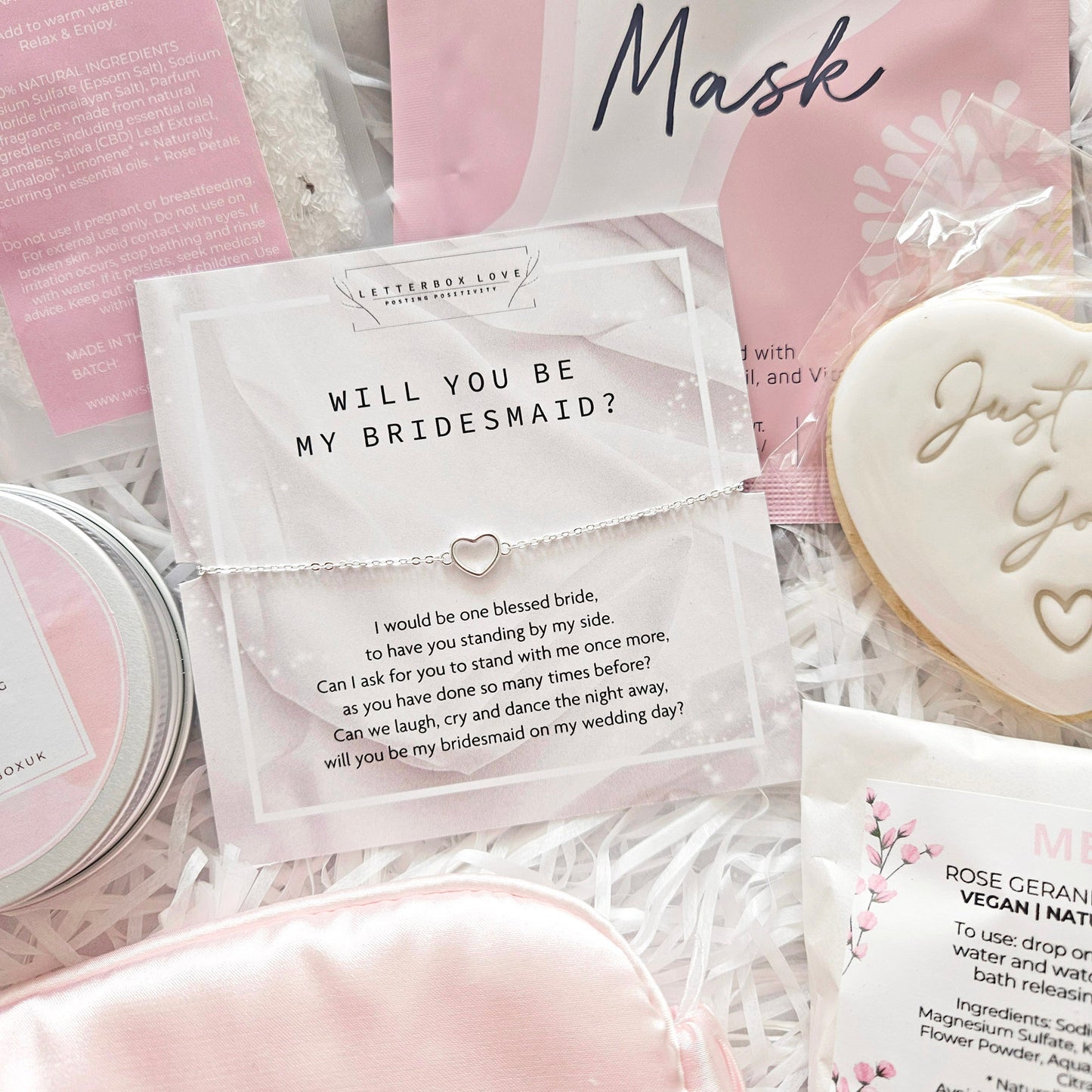 Will U Be My Bridesmaid | Bridesmaid Proposal Pamper Gift set