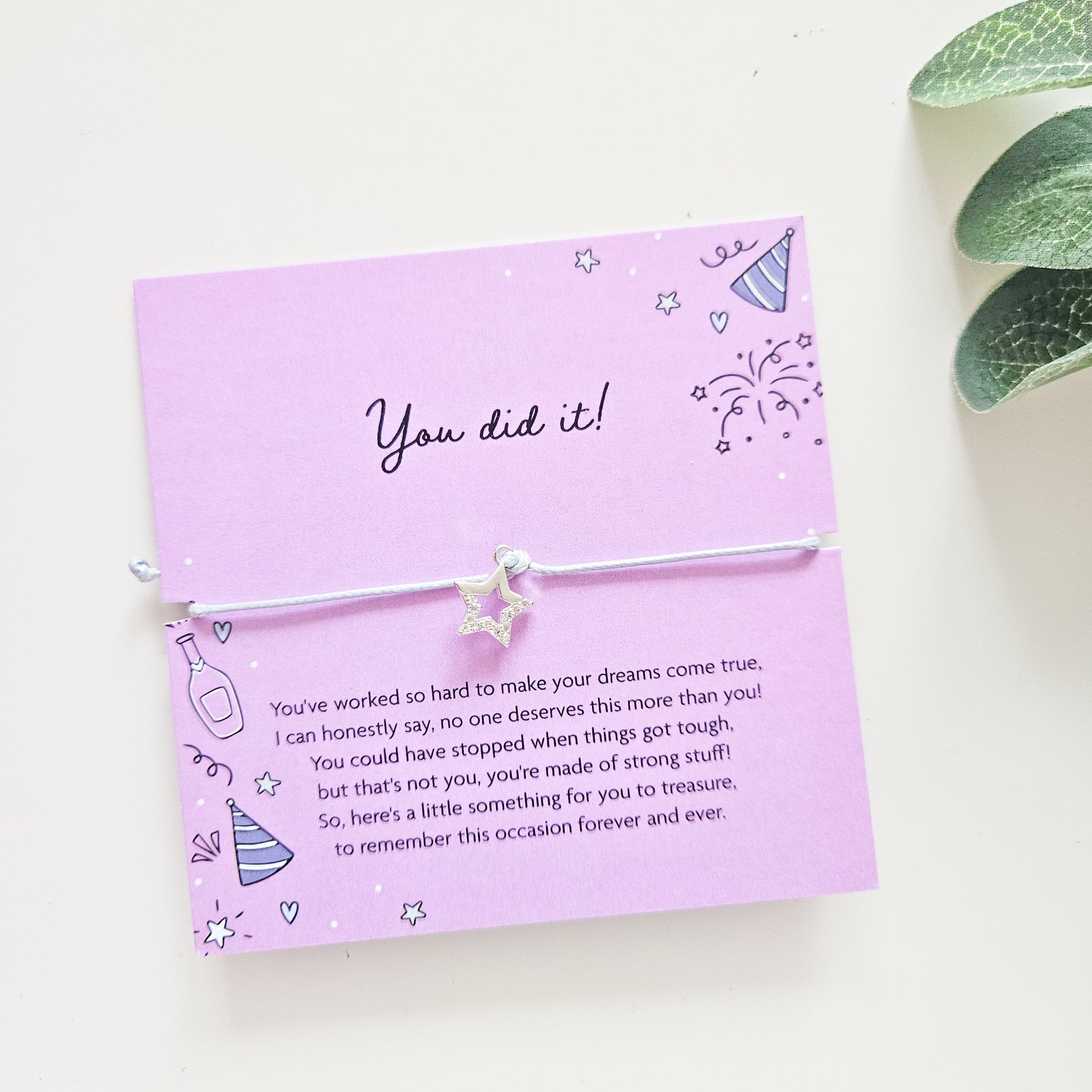 You Did It Bracelet | Build Your Own Congratulations Gift Box for Her