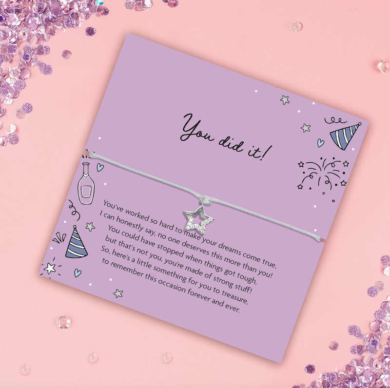 You Did It Bracelet | Personalise Your Own Congratulations gifts for her