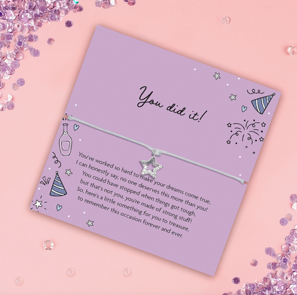 You Did It Bracelet | Personalise Your Own Congratulations gifts for her