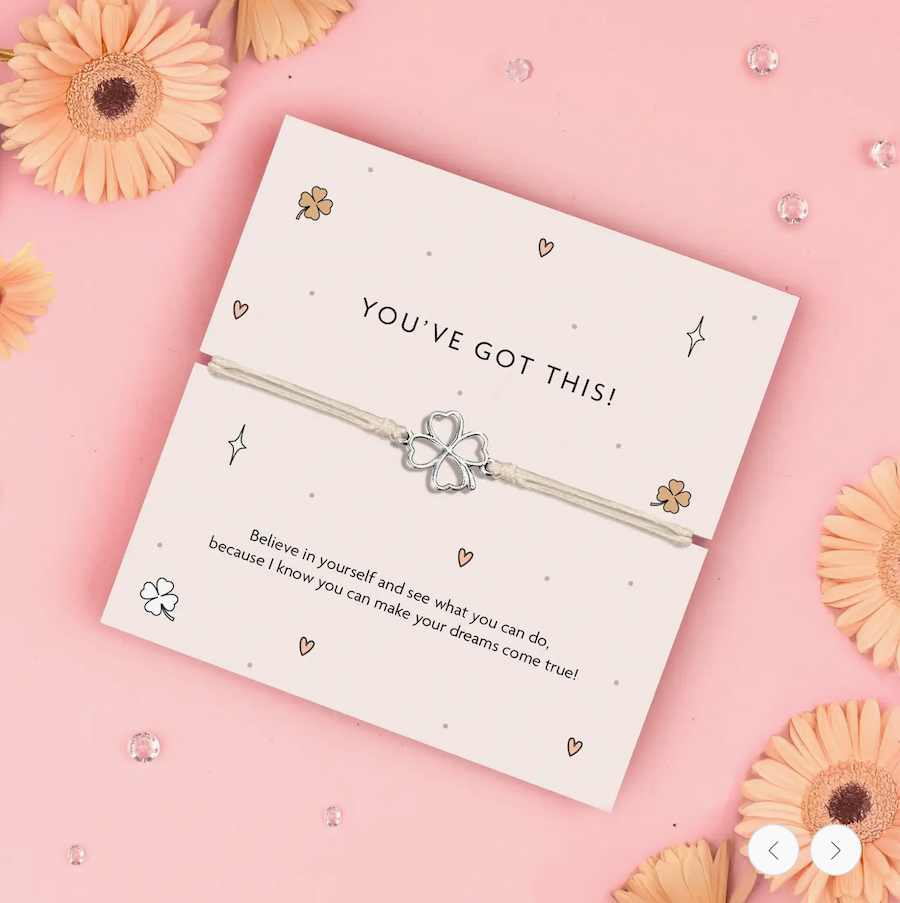 You Got This Bracelet | Personalised Good Luck Gifts for her