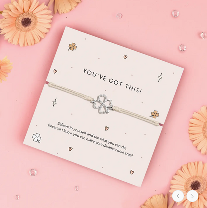 You Got This Bracelet | Personalised Good Luck Gifts for her