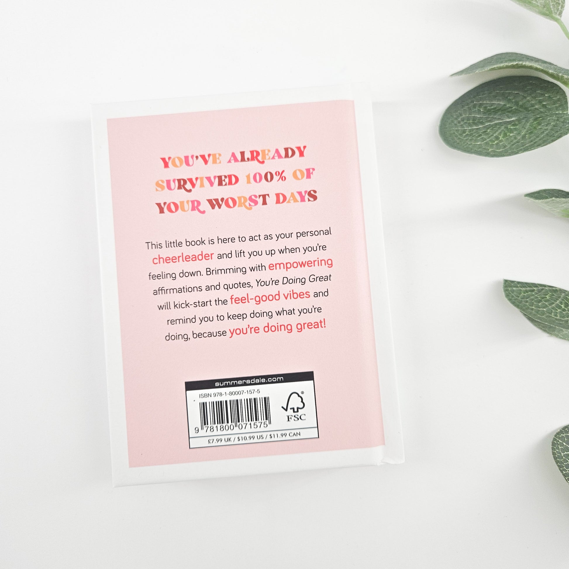 You’re Doing Great Mini Book | leaving gifts for colleagues next day delivery