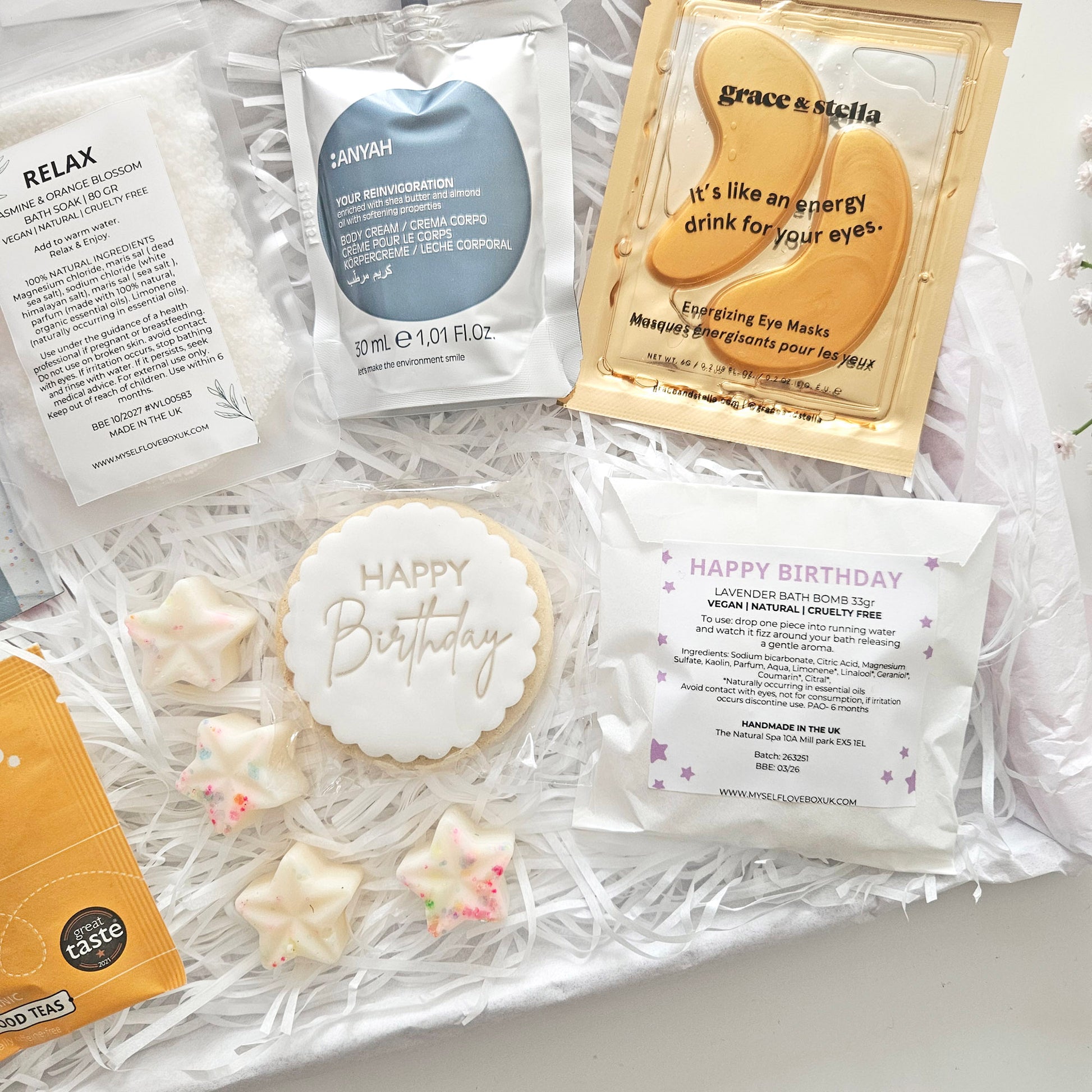 birthday pamper hampers for her next day delivery gifts