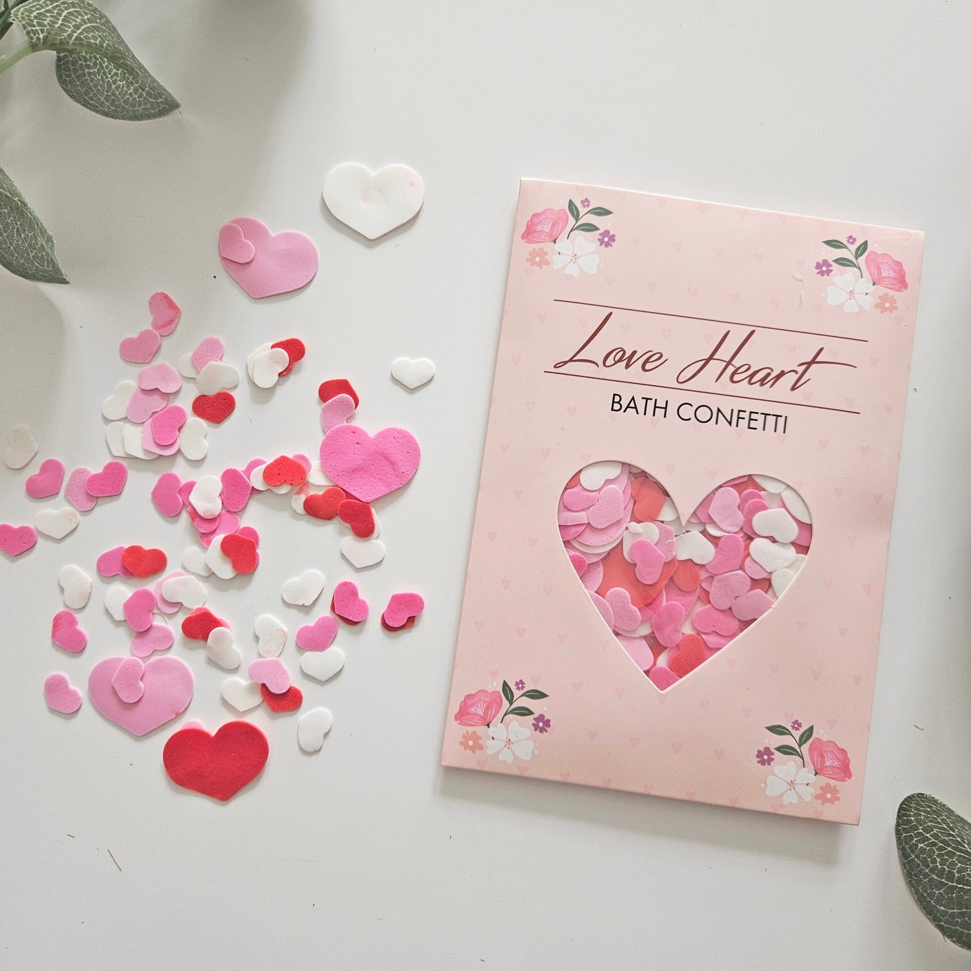 heart bath confetti bath hamper next day delivery gifts