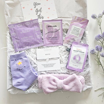 love you bestie self care hamper