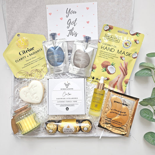 luxury self care hamper for her pampering gift sets by post