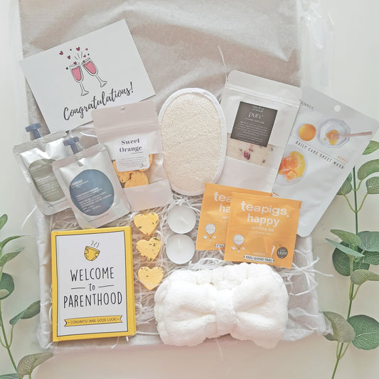 new parents pamper hamper expectant mum self care gift