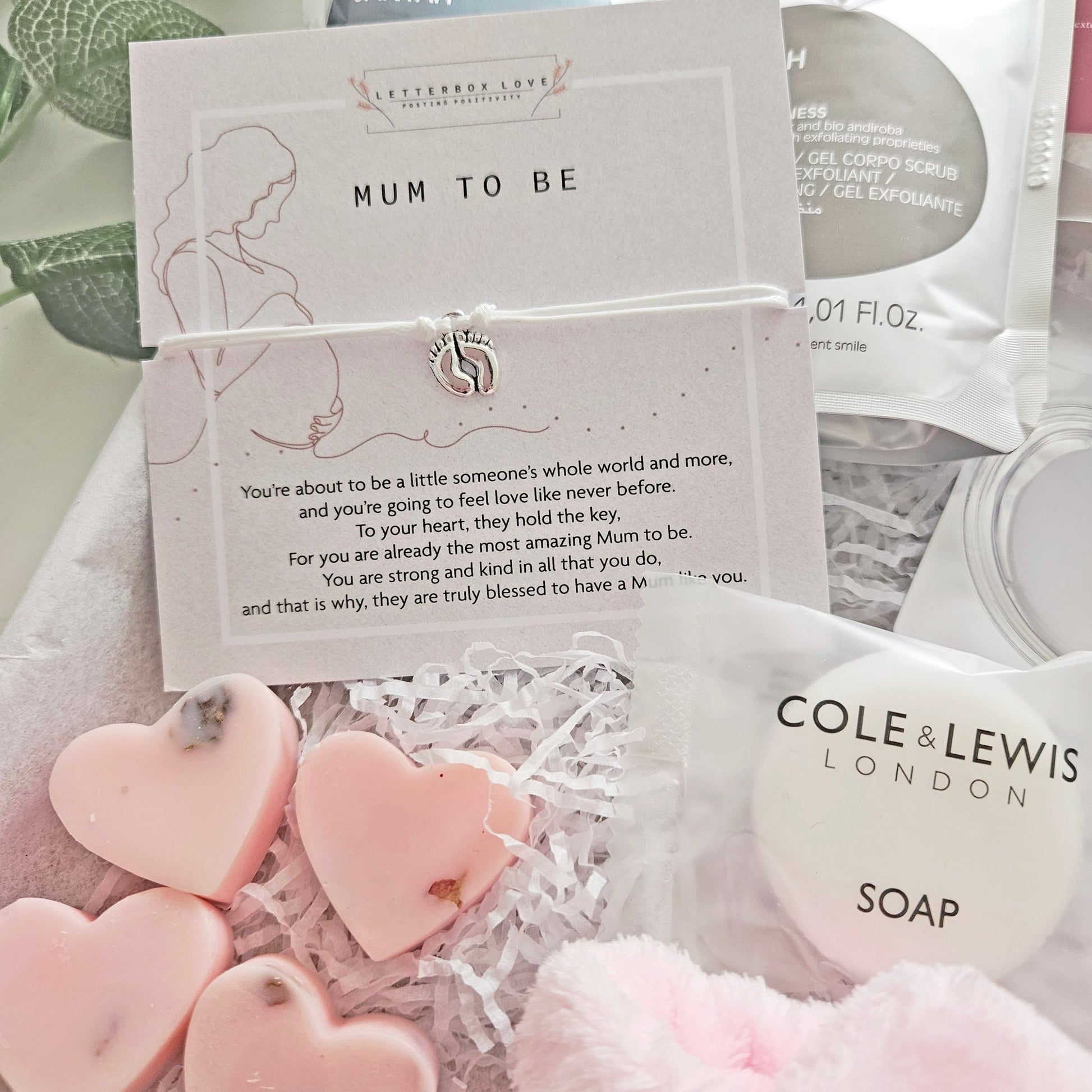 pink mummy to be hamper next day delivery self care gifts