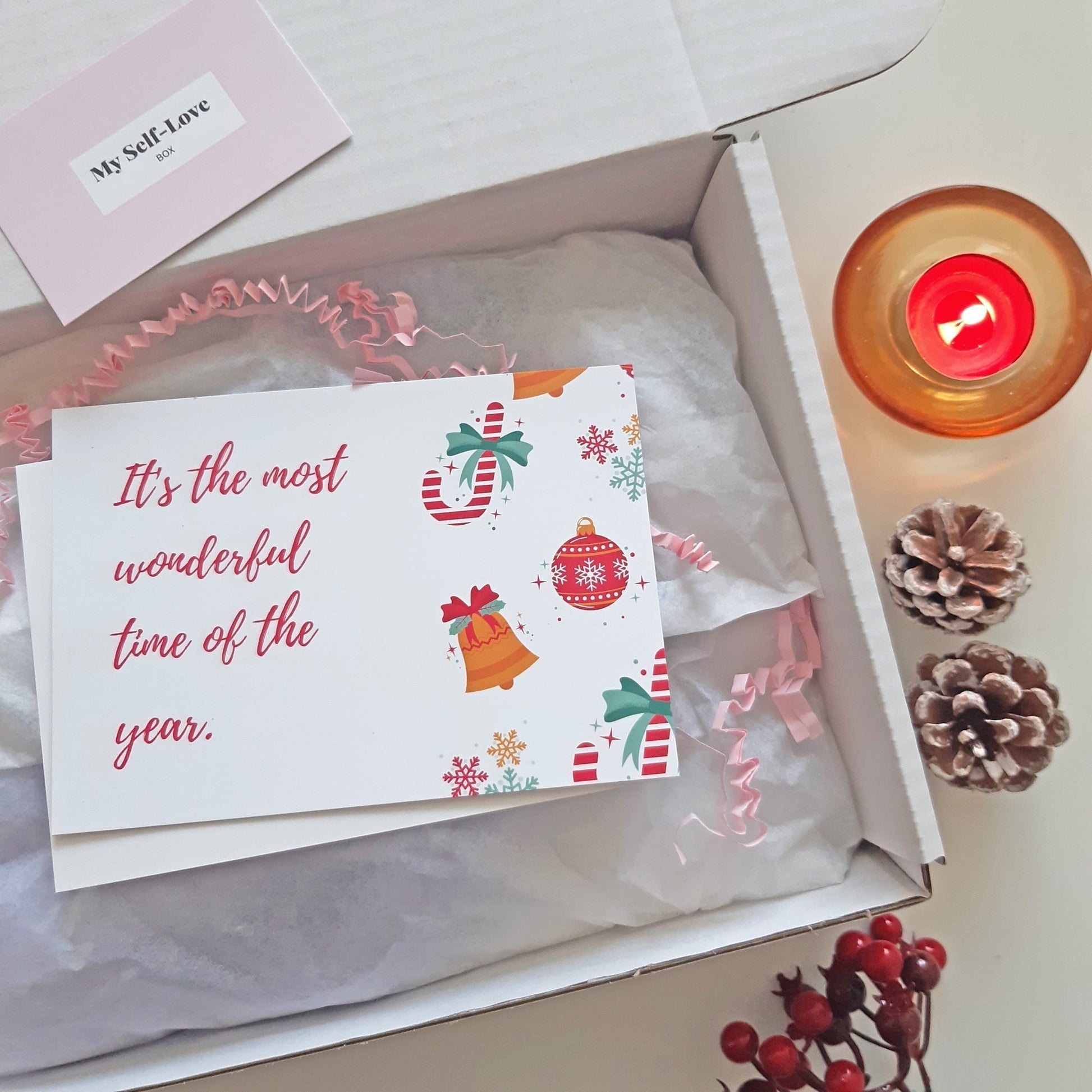 secret santa self care presents to send in the post