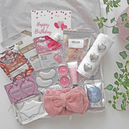 self care gift box for ladies birthday pamper gifts box