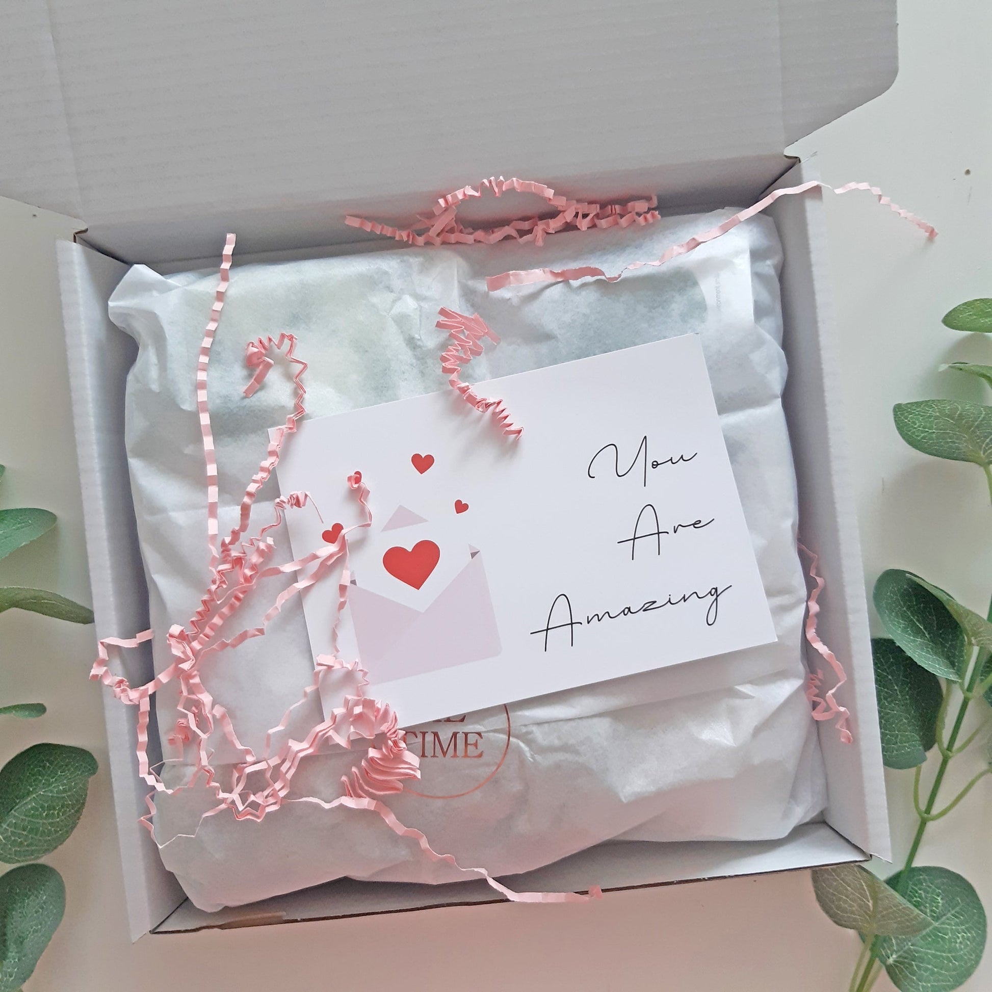 special occasions pamper hamper for girlfriend I love you spa gifts