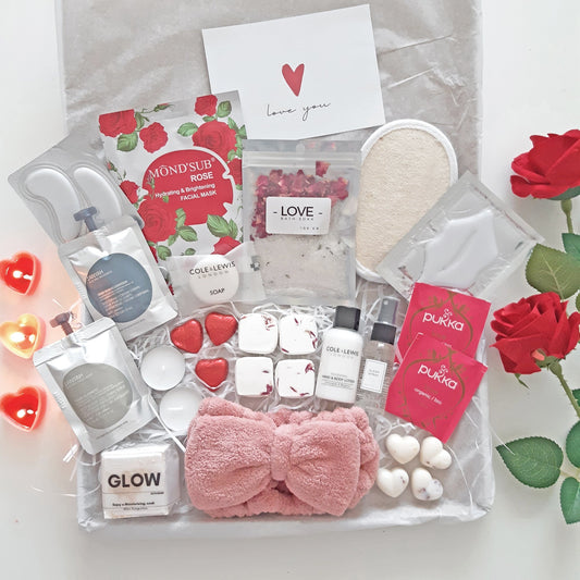 valentine's day spa hamper gift box