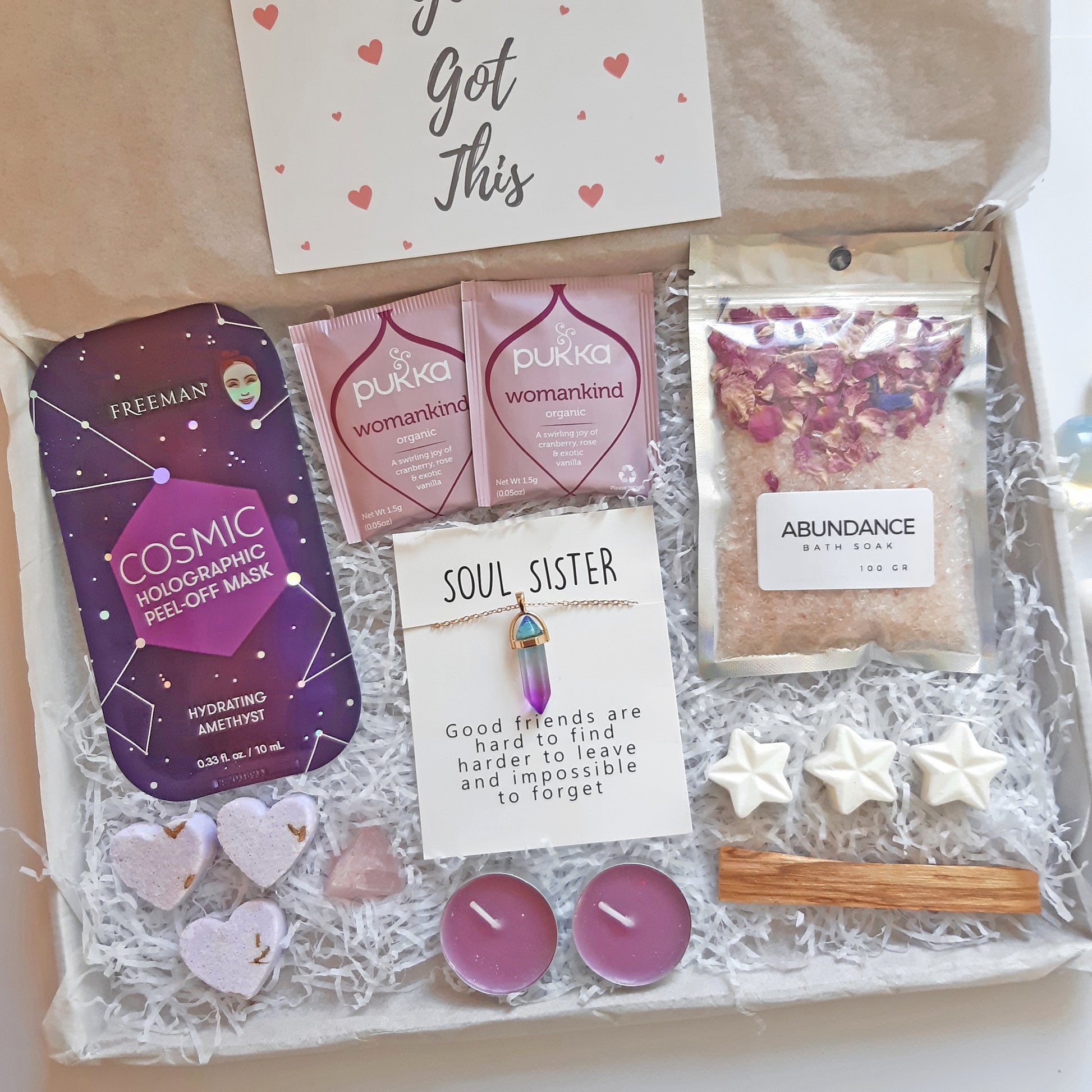 Purple pamper box | Soul sister pamper hamper for her