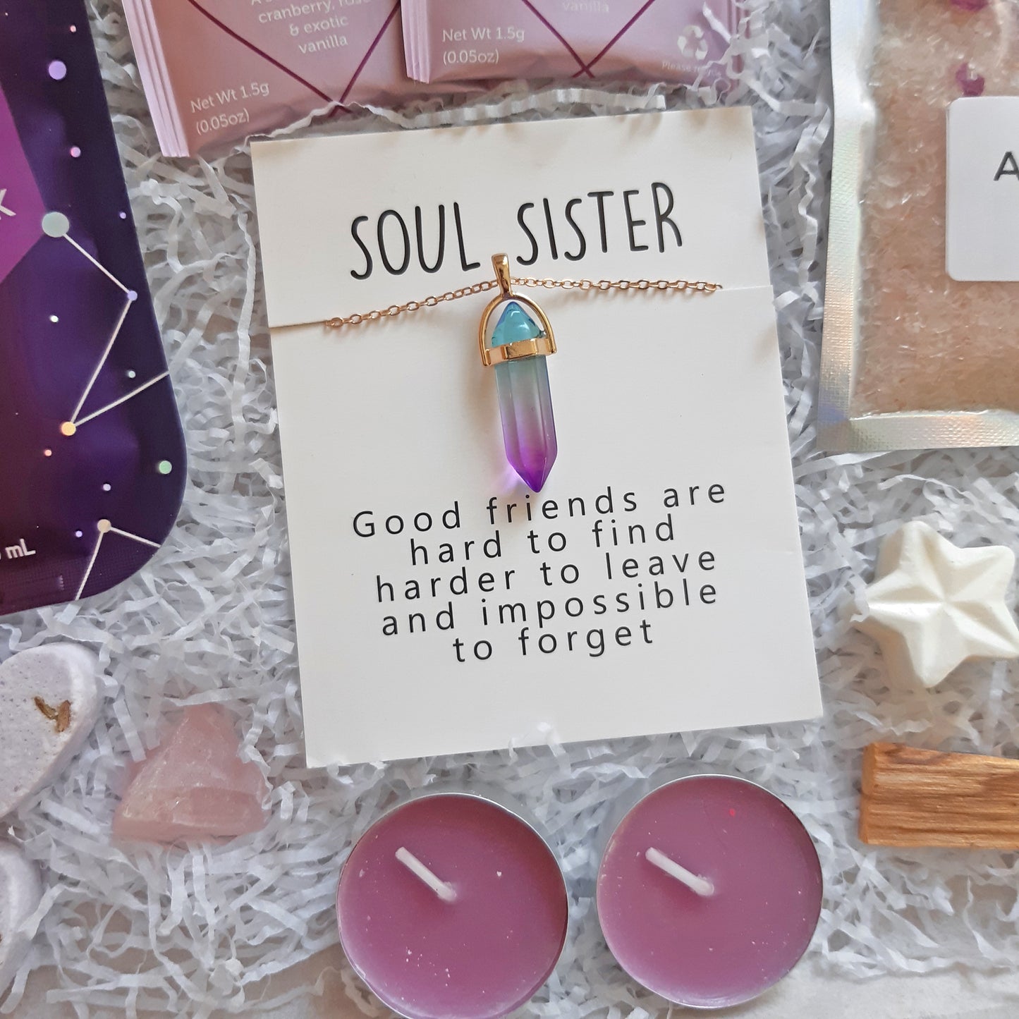 Soul sister necklace gifts uk | Spiritual hampers